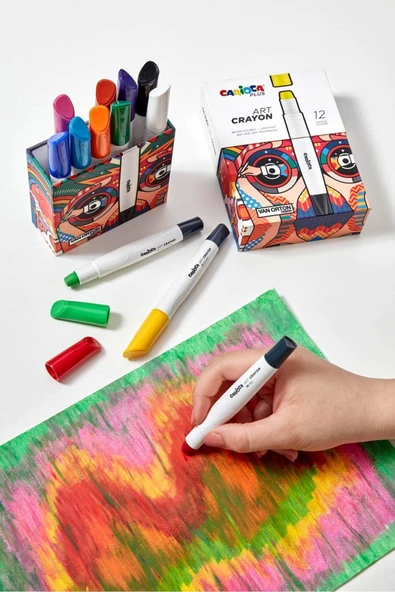 CARIOCA CARİOCA PLUS ART CRAYON BOYA 6LI - Resim 3