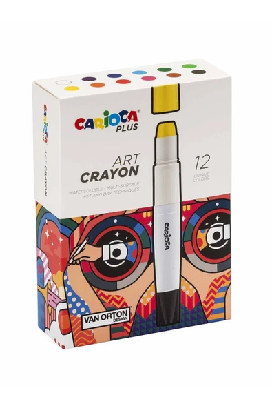 CARIOCA CARİOCA PLUS ART CRAYON BOYA 12Lİ (SERT KUTU) ürün görseli