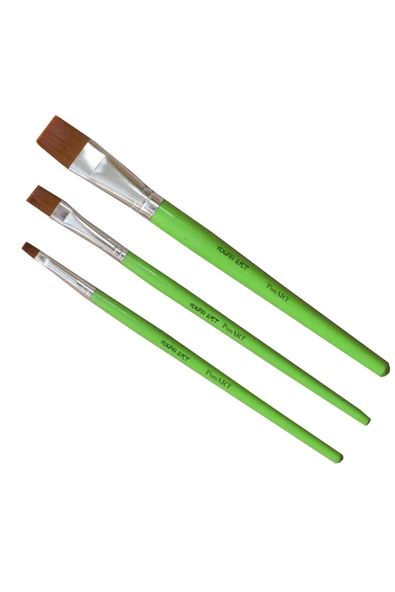 Bigpoint Ponart Young Art 72 Sentetik Fırça Düz Uç No.2 - Resim 2