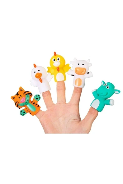 Kızılkaya Oyuncak Hayvan Figürler Parmak Kukla - Resim 4