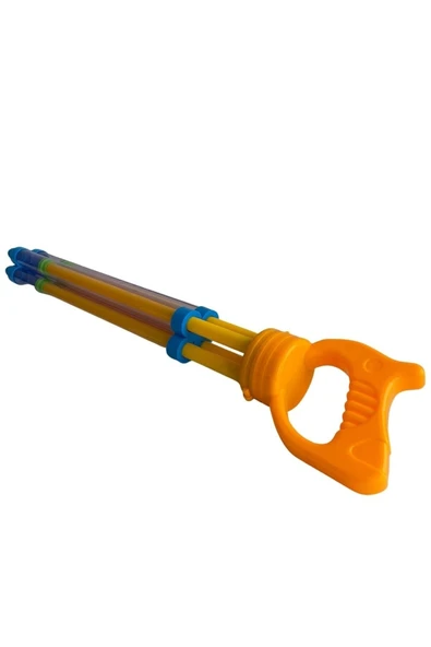 babydoor TOYS Büyük Boy Tutacaklı 4 Atar Pompalı Su Tabancası Su Pompası 42 Cm C7895-838-39A - Resim 4