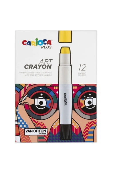 CARIOCA CARİOCA PLUS ART CRAYON BOYA 12Lİ (SERT KUTU) - Resim 4