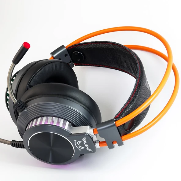 Rush RHX52 Magic USB 7.1 Surround RGB Oyuncu Kulaklığı - Resim 5