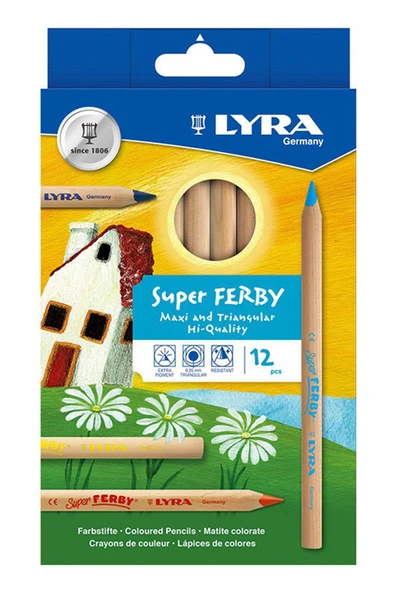 Fila Lyra Boya Kalemi 12 Renk Nature 6,25 Mm Ferby L3711120 ürün görseli