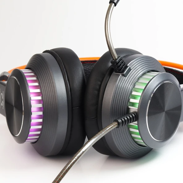 Rush RHX52 Magic USB 7.1 Surround RGB Oyuncu Kulaklığı - Resim 10