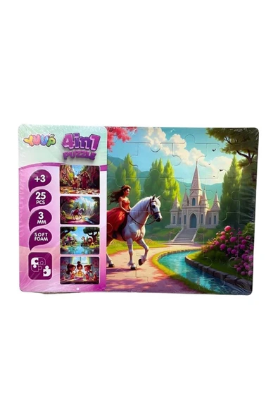 Aden Oyuncak A4 4 Lü Puzzle ADN-3468 ürün görseli