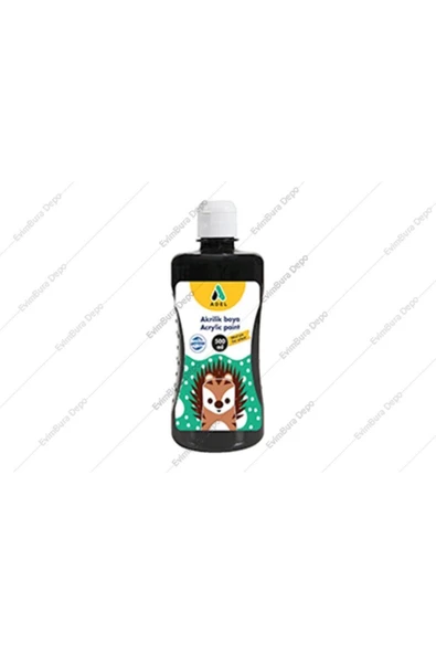 Adel Akrilik Boya 500 Ml Siyah ürün görseli