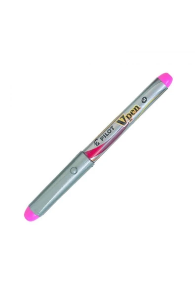 Pilot V-pen Silver - Pembe - Resim 2
