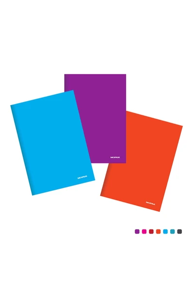 Mopak Pastel Spiralli PP Kapak A4 60 yp Çizgili Defter ürün görseli
