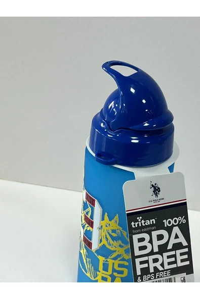 Polo LİSANSLI 400 ML PİPETLİ BPA FREE MAT RENKLİ MATARA - Resim 2