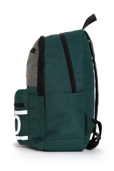 Cambridge Polo Club Street Style Dört Bölmeli Unisex Okul Sırt Çantası Yeşil / CPO4016.032 - Resim 3
