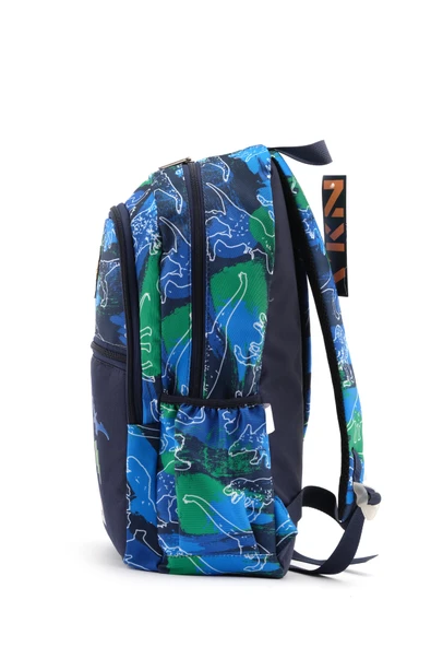 Cambridge Polo Club Dinozor Üç Bölmeli Erkek Çocuk Ilkokul Çantası - Resim 3