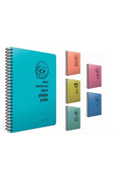 Gıpta REAL SPİRALLİ PP.KAPAK A4 80YP. KARELİ DEFTER ürün görseli
