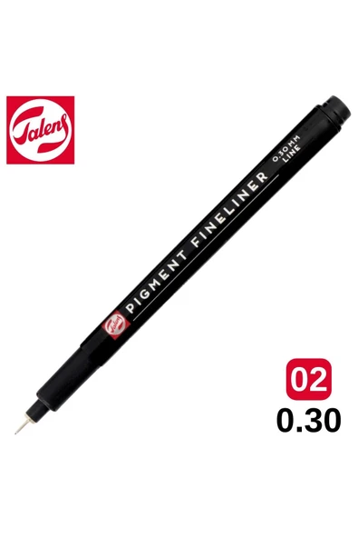 Talens Pigment Fineliner Teknik Çizim Kalemi Siyah 02 (0.30mm) / ürün görseli