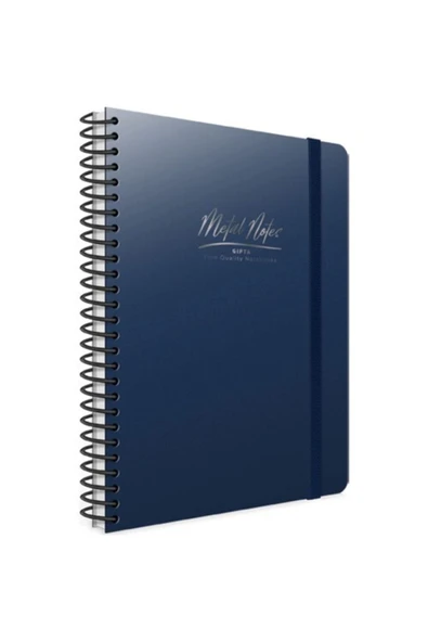Gıpta Metal Notes Telli Defter Pp Kapak Çizgili 80 Yaprak - Resim 2