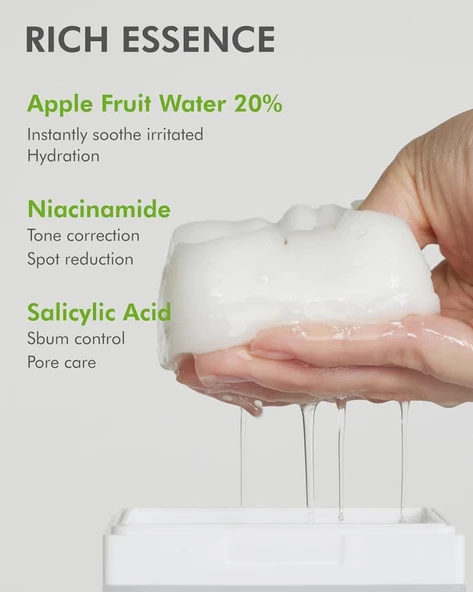 Dermal Elma Özlü Gözenek Temizleyici Aydınlatıcı Peeling Tonik Toner Pedi 80 adet - Resim 4