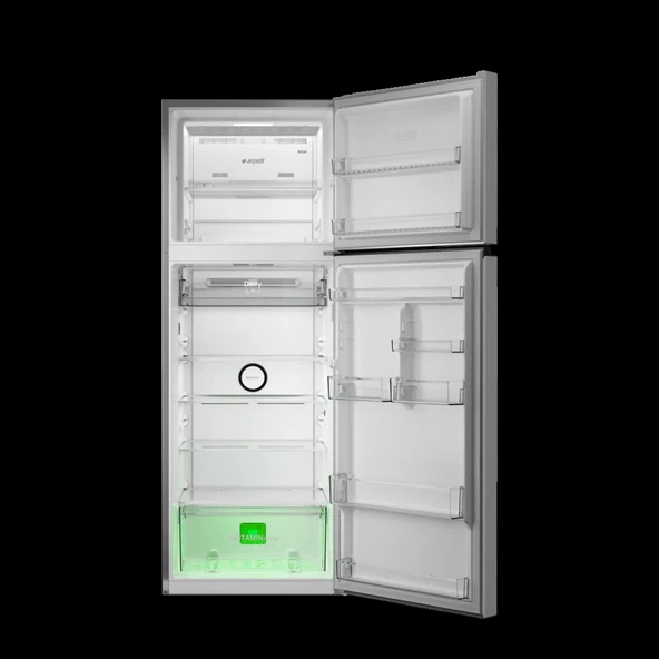 Arçelik 566406 MI Gümüş Gri No Frost Buzdolabı - Resim 4
