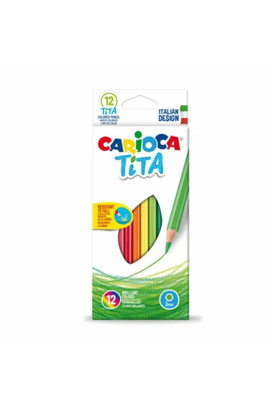 CARIOCA Tıta 12 Renk Kuru Boya 42793 - Resim 2