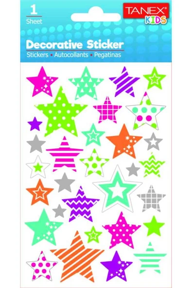 Tanex Yıldız Serisi Etiketi TNX-25004 ürün görseli