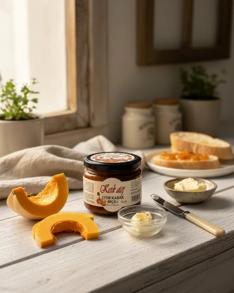 Kısık Ateş Çıtır Kabak Reçeli - Resim 2