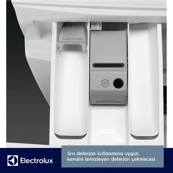 Electrolux EW8FG5602CDT 800 Serisi Ultracare 11 kg 1600 Devir Wi-Fi Koyu Gri Çamaşır Makinesi - Resim 4
