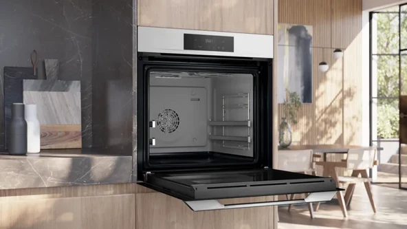 SIEMENS HJ852GYW0T BEYAZ Ankastre Fırın - Resim 4