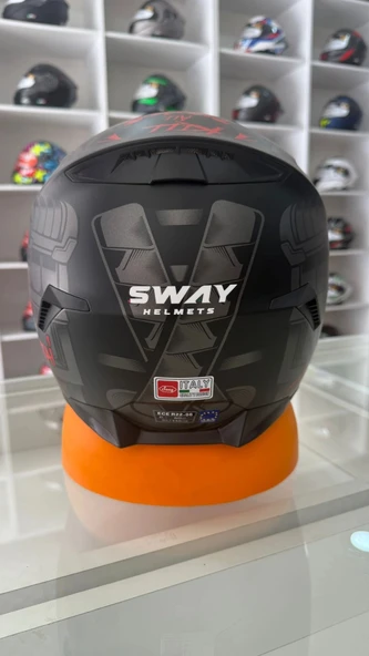 SWAY SW 820 XAMURAI Full Face - Resim 5