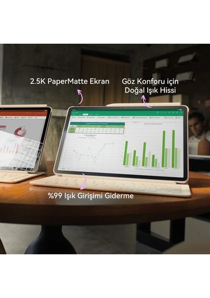 Huawei MatePad 11.5" PaperMatte Edition 256 GB Klavyeli Uzay Grisi Tablet - Resim 11