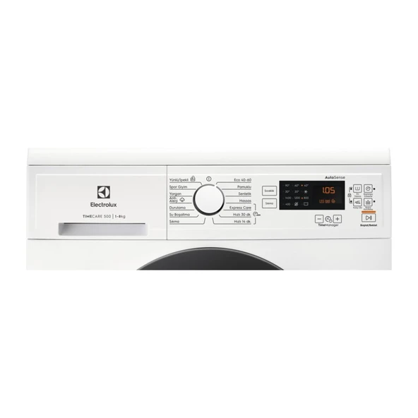 Electrolux EW2FN448ST 8 kg 1400 Devir Çamaşır Makinesi - Resim 2