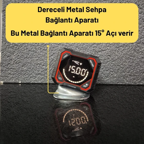 Dereceli Açılı Metal 8 ADET Set Mobilya Ayak Bağlantı Aparatı M8 Sehpa Masa Ayağı Tabanı Montaj - Resim 5