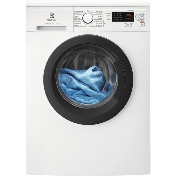 Electrolux EW2FN448ST 8 kg 1400 Devir Çamaşır Makinesi ürün görseli 1