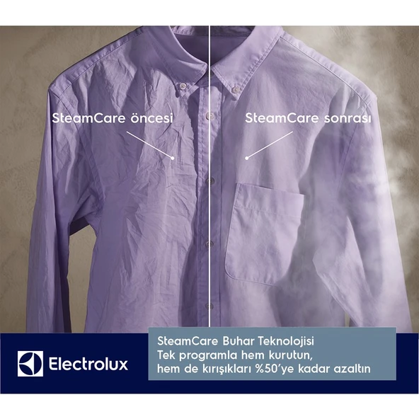 Electrolux EW8D394MT 800 Serisi Ultracare Steam 3dsense 9 kg A+++ Buharlı Inverter Kurutma Makinesi - Resim 5