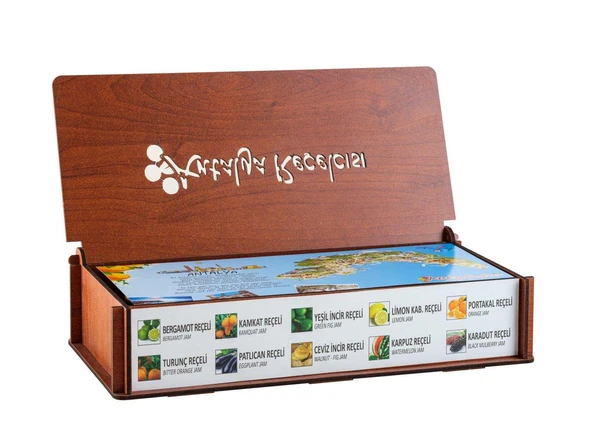 Antalya Reçelcisi Hediye Seti 10'lu Mini Reçeller ürün görseli