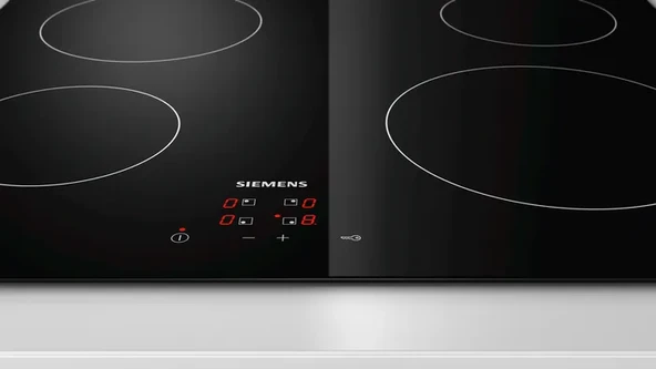 SIEMENS ET611HE17E SIYAH CAM ELEKTRIKLI OCAK - Resim 3