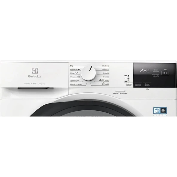 Electrolux EW7D285UT 700 Serisi Delicatecare A+++ Enerji Sınıfı 8 kg Inverter Isı Pompalı Kurutma Makinesi - Resim 2