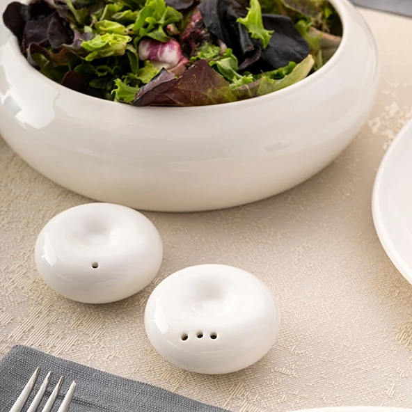 İstanbul Porselen Kınalıada 53 Parça 12 Kişilik Yuvarlak Yemek Takımı - Resim 11