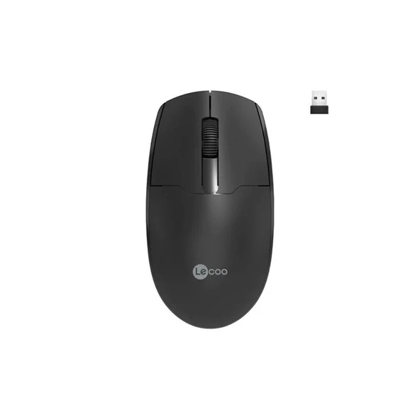 Lecoo Siyah Kablosuz Mouse Ws204 WS204SYH 3386 ürün görseli 1