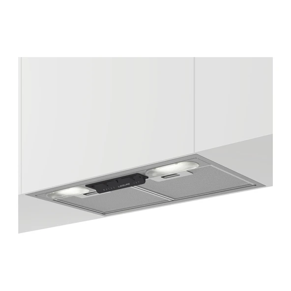 Leisure PDLG 60 S 53 cm Gömme Gümüş Ankastre Aspiratör - Resim 2