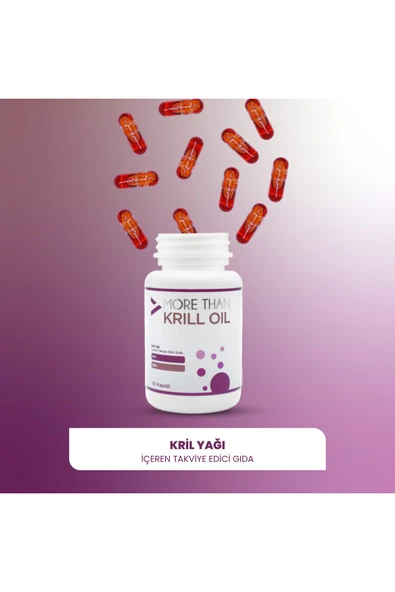 MORE THAN Krill Oil 30 Kapsül - Resim 4