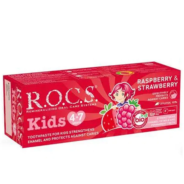 ROCS KIDS AHUDUDU-ÇİLEK DİŞ MACUNU ürün görseli 1