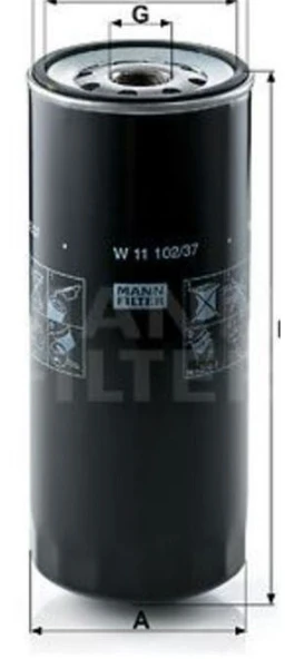 YAG FILTRESI SCANIA 4-SERI 94/114/124/144 96>08 P. ürün görseli