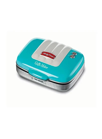 ARİETE 1973/01 PARTY TİME WAFFLE MAKİNESİ MAVİ RETRO - Resim 2