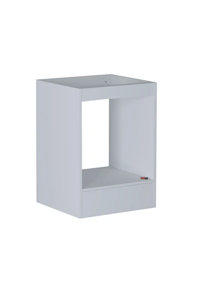 Bofigo Ankastre Fırın Dolabı Ankastre Dolabı Ankastre Ocak Dolabı Beyaz - Resim 4