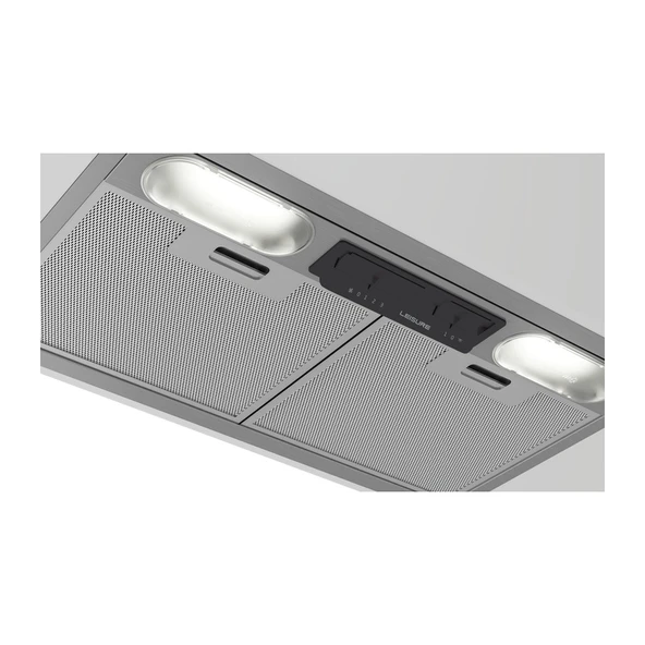 Leisure PDLG 60 S 53 cm Gömme Gümüş Ankastre Aspiratör - Resim 4