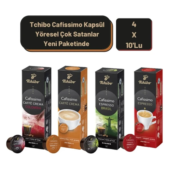 Cafissimo Kapsül Karma 4x10 Paket - Resim 2