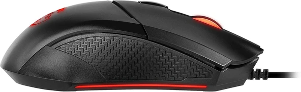 MSI Clutch GM08 3200DPI (Yazılım ile 4200DPI) 6 Tuş USB Optik Kablolu Gaming (Oyuncu) Mouse - Resim 5