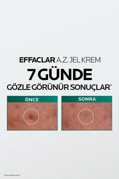 La Roche Posay Effaclar A.Z. %10 Azelaik Asit İçeren Sivilce & Sivilce İzi & Kırışıklık Karşıtı Jel Krem 40ml - Resim 4