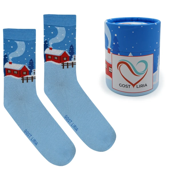 Winter Socks – Desenli Unisex Soket Çorap ürün görseli 1