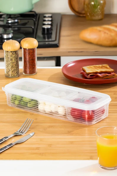 Porsima 4368 FreshLock Vakumlu Kahvaltılık Çok Amaçlı Saklama Kabı Kahvaltı Seti - Resim 4