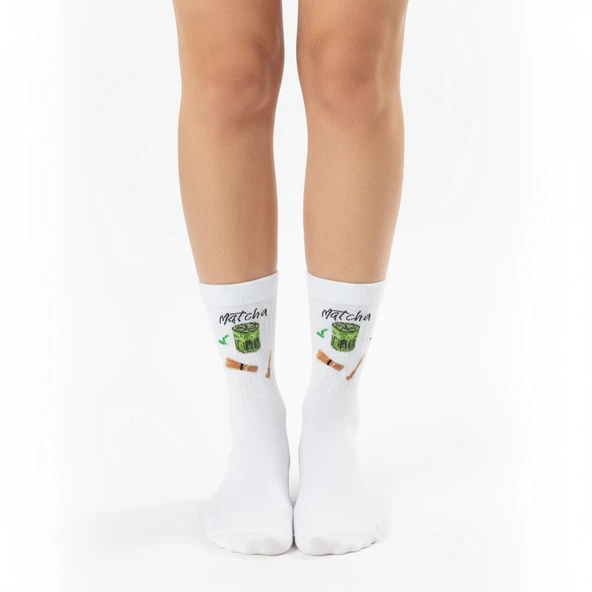 Macha Socks – Desenli Unisex Soket Çorap - Resim 3